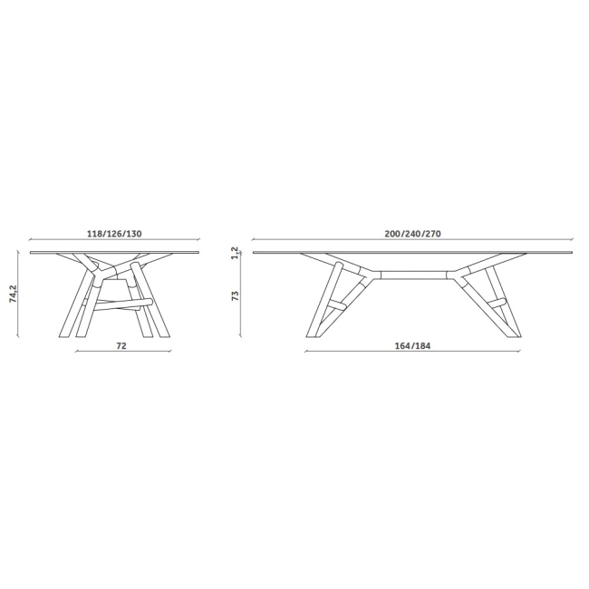 Table fixe Otto Miniforms