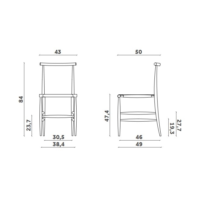 Chaise Pelleossa Miniforms