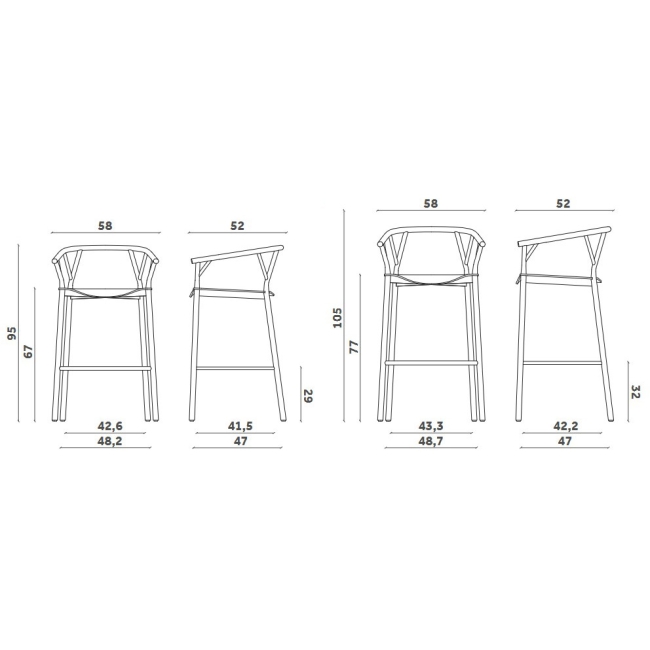 Tabouret Valerie Miniforms