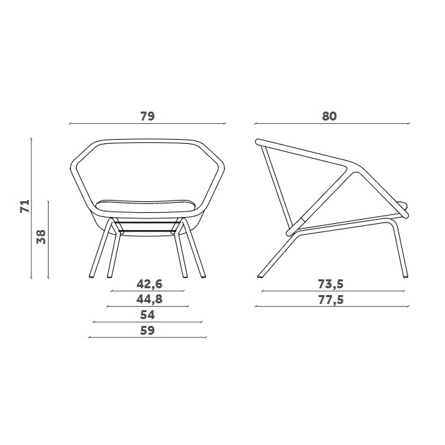 Fauteuil Colony Miniforms