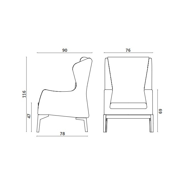 Fauteuil Louise Miniforms