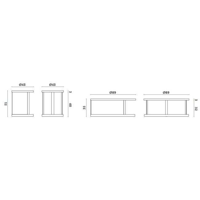 Table basse Zero Miniforms