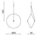 Lampe à suspension Rificolona Miniforms