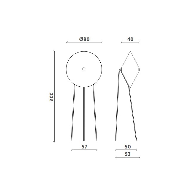 Lampadaire Rificolona Miniforms