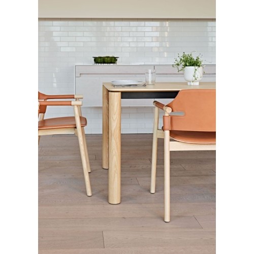 Woody Midj Table plateau en bois fixe