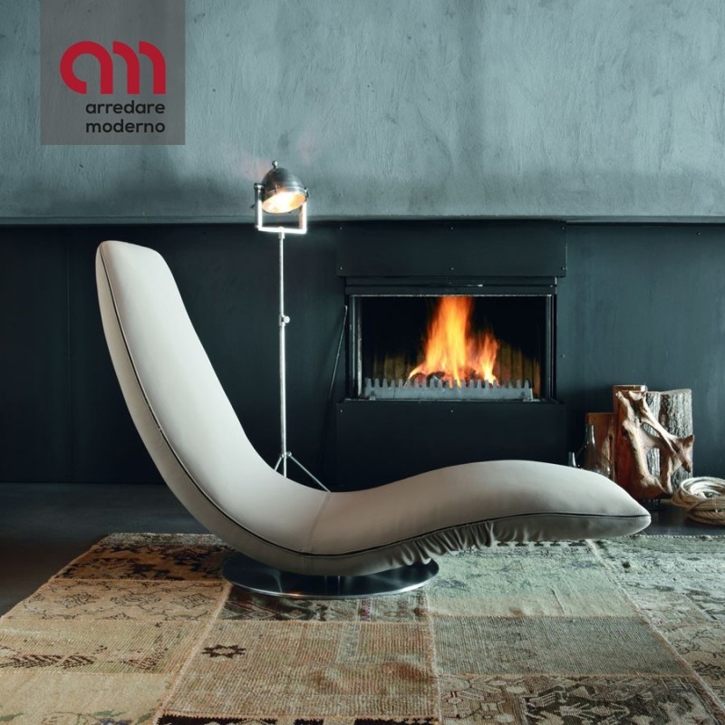 Chaise longue design intérieur Ricciolo Tonin Casa