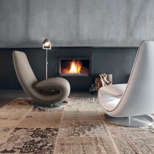 Chaise longue design intérieur Ricciolo Tonin Casa