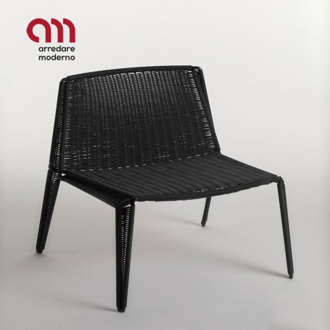 Penelope Casprini Chaise Weave en acier