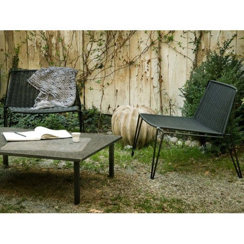 Penelope Casprini Chaise Weave en acier