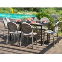 Table de Jardin Cube 120x70 Nardi