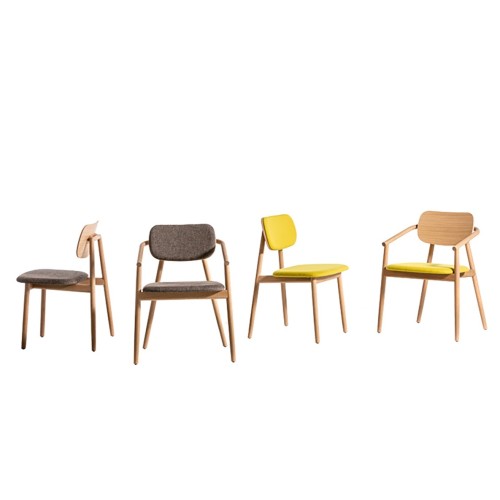 Klara Moroso Fauteuil en bois revêtue