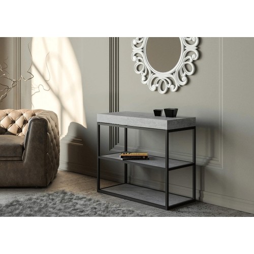 Plano Cadre anthracite Itamoby Table console