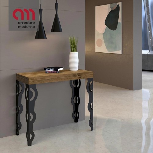 Karamay Premium Itamoby Table console Cadre anthracite