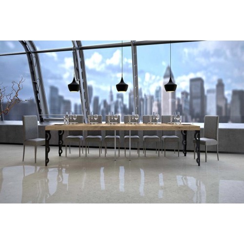 Karamay Premium Itamoby Table console Cadre anthracite