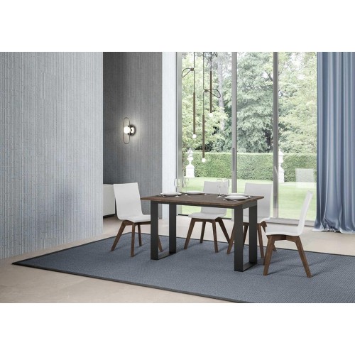 Tecno Double Itamoby Table cadre anthracite