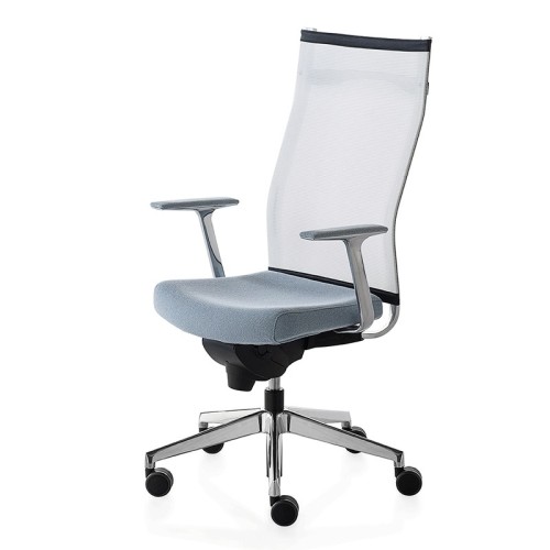 Kosmo Mesh Kastel Chaise de bureau ergonomiques avec accoudoirs