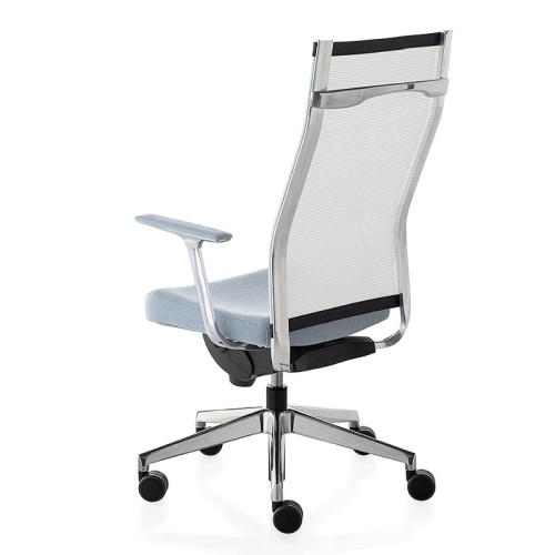 Kosmo Mesh Kastel Chaise de bureau ergonomiques avec accoudoirs