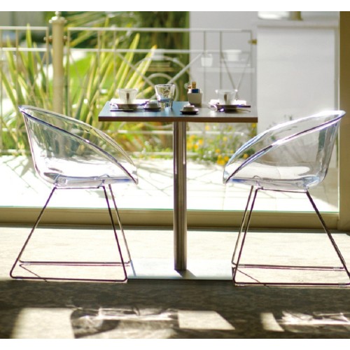 Gliss Pedrali Chaise transparent