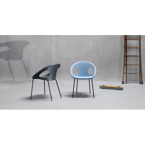 Drop Scab Chaise jambes chromées