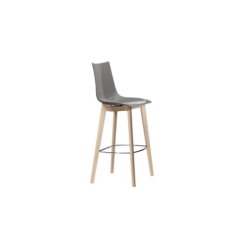 Natural Zebra antishock Scab Tabouret en bois