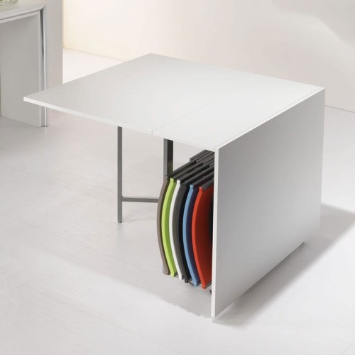 Archimede Pezzani Table Console  avec chaises