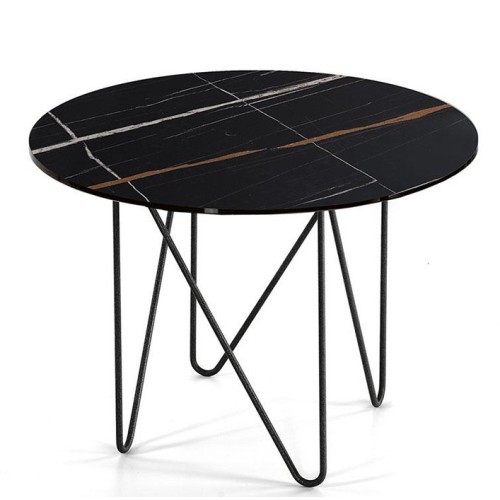 Shape Pezzani Table basse rond verre, marbre ou stratifié