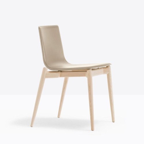 Malmö Pedrali Chaise en cuir