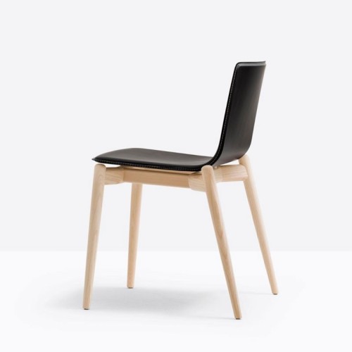 Malmö Pedrali Chaise en cuir