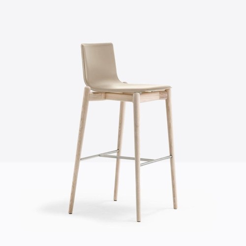 Malmö Pedrali Tabouret en cuir