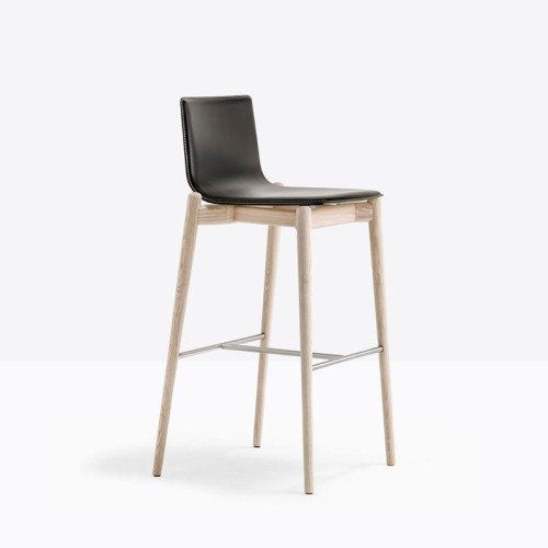 Malmö Pedrali Tabouret en cuir