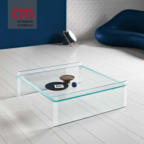 Quiller Tonelli Table basse en verre