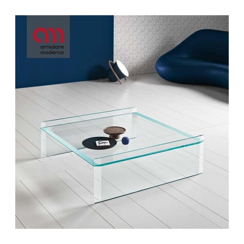 Quiller Tonelli Table basse en verre