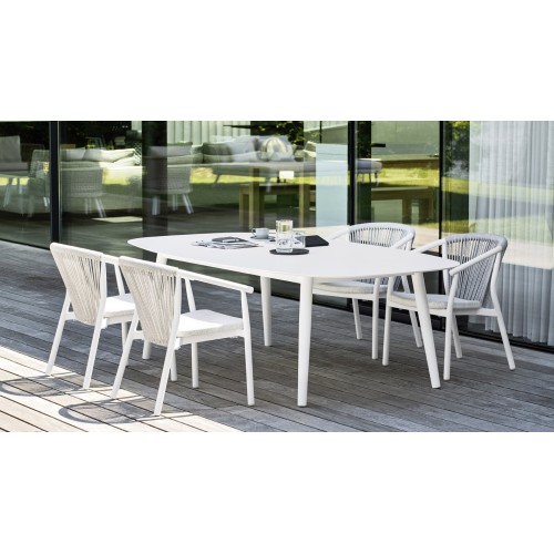 Table de Jardin Ellisse low Varaschin