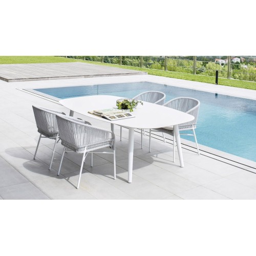 Table de Jardin Ellisse low Varaschin