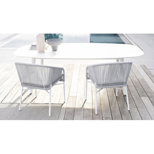 Table de Jardin Ellisse low Varaschin