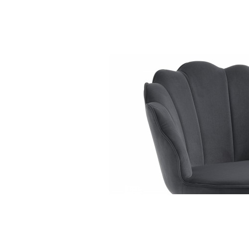 Shell Tomasucci chaise en velours