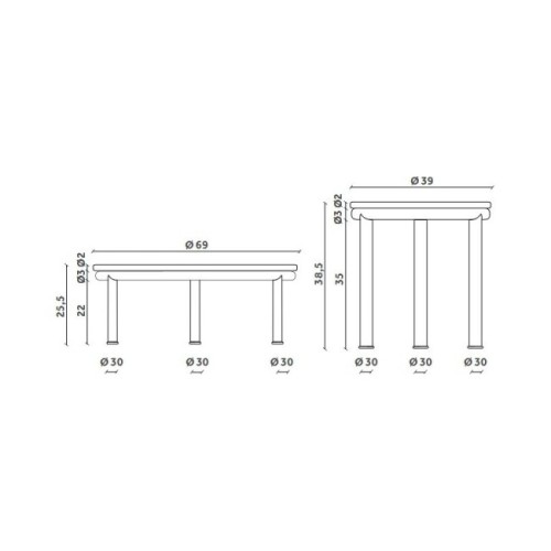 Tavolino Zigo Miniforms