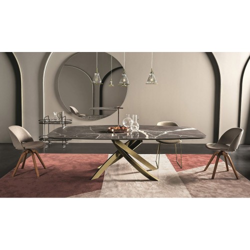 Artistico Bontempi Table fixe en forme de baril