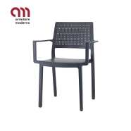 Chaise Emi Scab avec accoudoirs