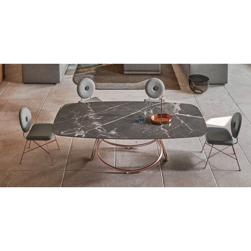 Louis Bontempi Casa Table en forme de barril extensible