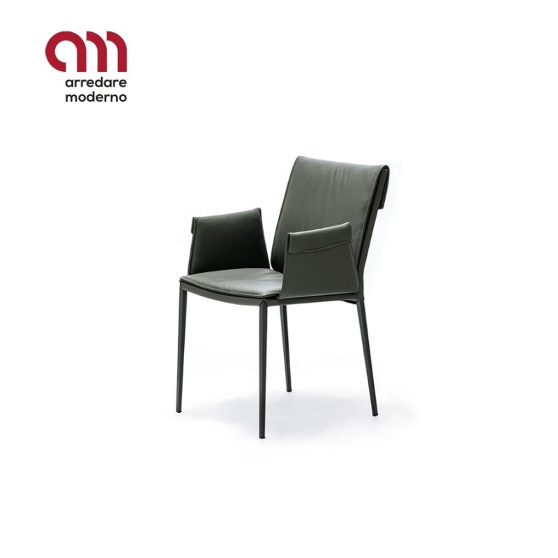 Isabel MI Cattelan Italia Chaise avec accoudoirs