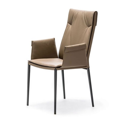 Isabel MI Cattelan Italia Chaise avec accoudoirs