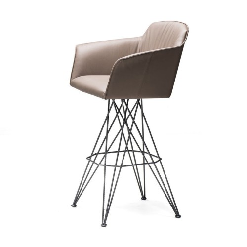 Flaminio Cattelan Italia Tabouret avec accoudoirs