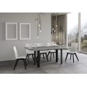 Table Linea Double Itamoby cadre anthracite