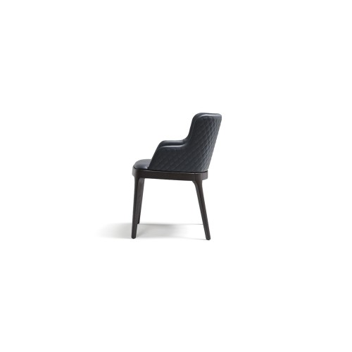 Magda Couture Cattelan Italia Chaise avec accoudoirs