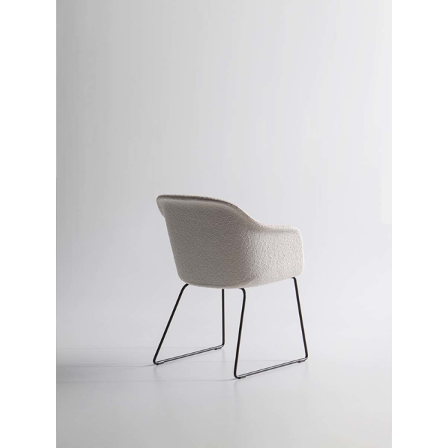 Fauteuil Lyz Potocco base traîneau