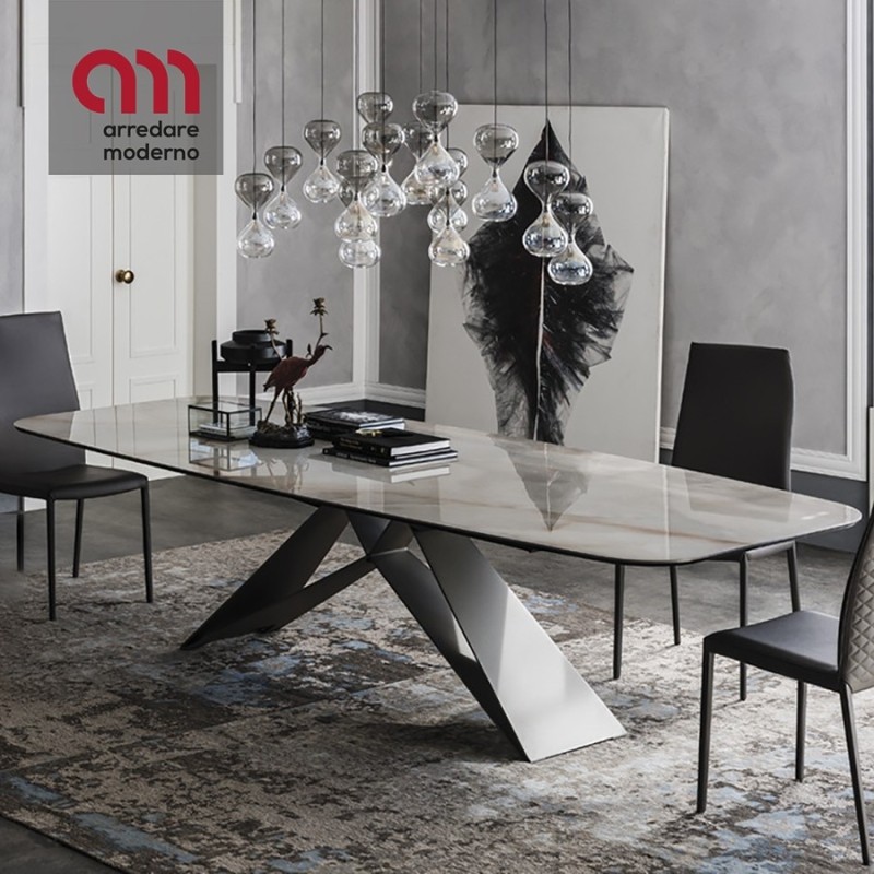 Table designer Premier Keramik Cattelan Italia