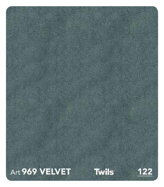 Twils finitions tissu velvet