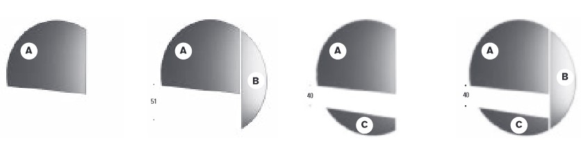 miroir Eclissi Edoné dimensions