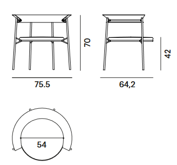 cantle-armchair-mdfitalia-dimensions